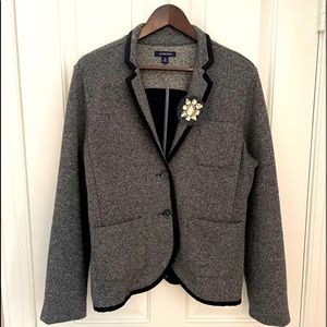 Lands End “Tweed” Two Button Blazer